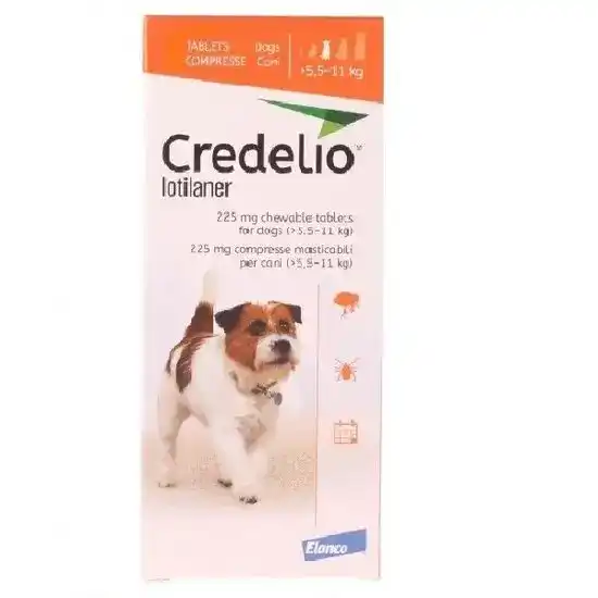 Credelio Chewable Tablets for Dogs 225mg (5.5kg-11kg) 10209