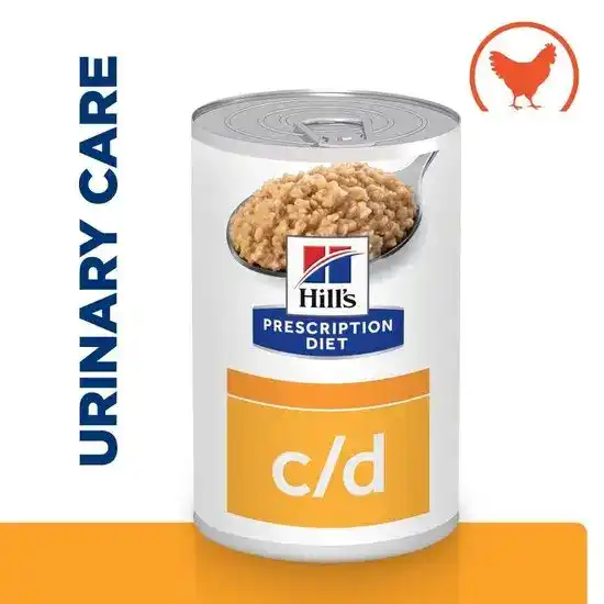 Hill's PRESCRIPTION DIET c/d Multicare Urinary Care Wet Dog Food with Chicken 12 x 370g Cans 15871