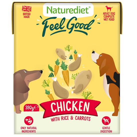Naturediet Feel Good Adult Wet Dog Food with Chicken