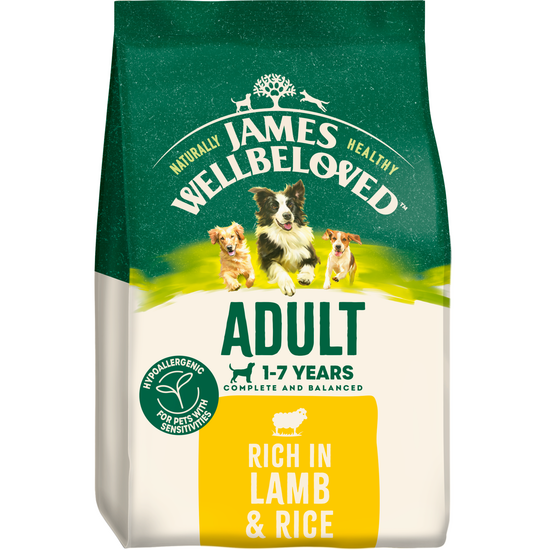James Wellbeloved Adult Dry Dog Food Lamb & Rice 18631