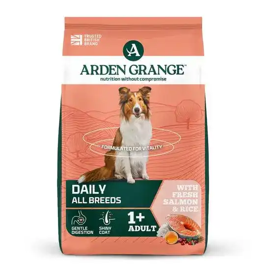 Arden Grange Adult Dry Dog Food Fresh Salmon & Rice 2825
