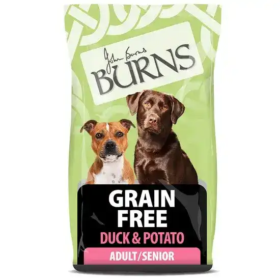 Burns Grain Free Adult & Senior Dog Dry Food with Duck & Potato 3309