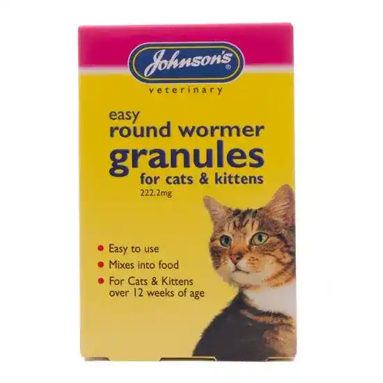 Johnson's Veterinary Easy Roundwormer Granules for Cats & Kittens 18567