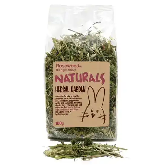 Rosewood Naturals Herbal Garden Small Animal Treat 1 x 100g 19791