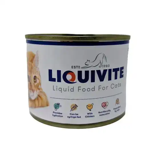 Liquivite Liquid Food for Cats and Kittens 1 x 190g Tin 16978