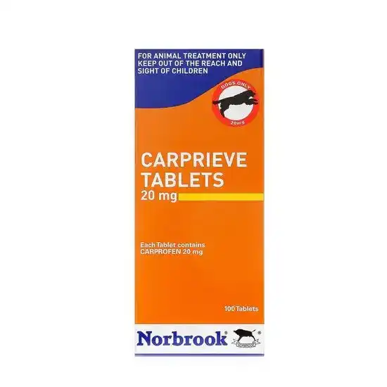 Carprieve Tablets for Dogs 20mg 512