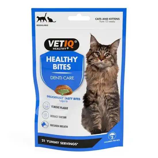 VetIQ Denti-Care Healthy Bites for Cats & Kittens 65g Packs 18115