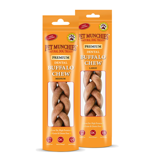 Pet Munchies Premium Dental Buffalo Dog Chews 2544