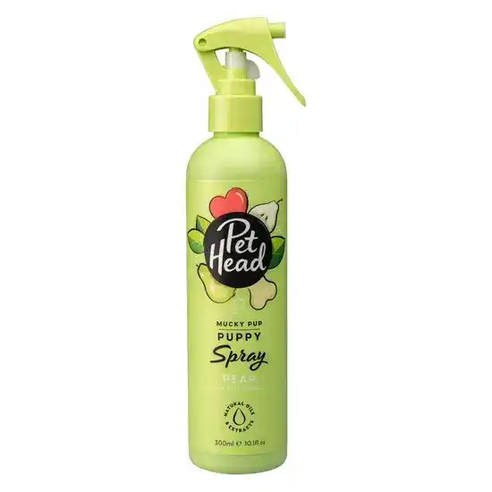 Pet Head Mucky Pup Puppy Spray for Dogs with Pear and Chamomile 300ml Bottle 4419