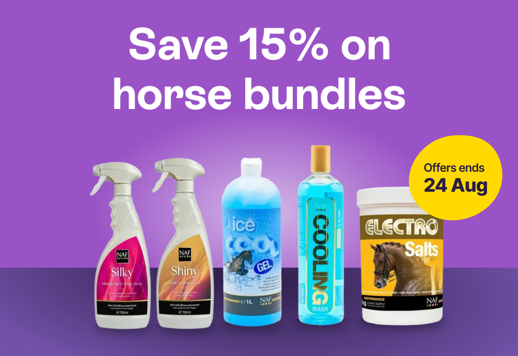 save 15% off horse bundles