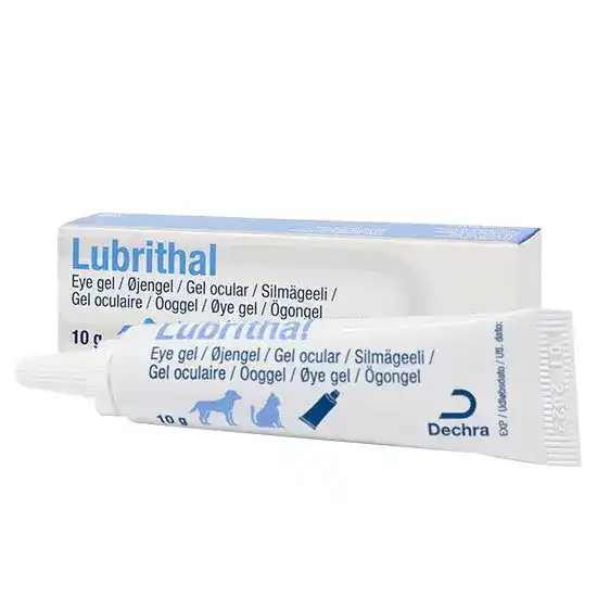 Dechra Lubrithal Soothing Eye Gel for Dogs and Cats 10g Tube 1532