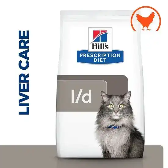 Hill's PRESCRIPTION DIET I/d Liver Care Dry Cat Food with Chicken 2943