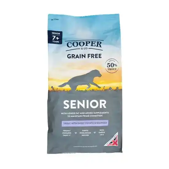 Cooper & Co Grain Free Senior Dry Dog Food with Trout