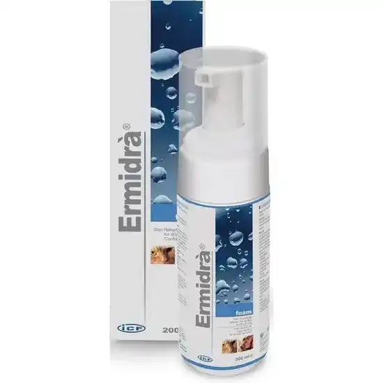 Ermidra Skin Rehydrating Leave-On Cleansing Foam for Dogs & Cats 3641