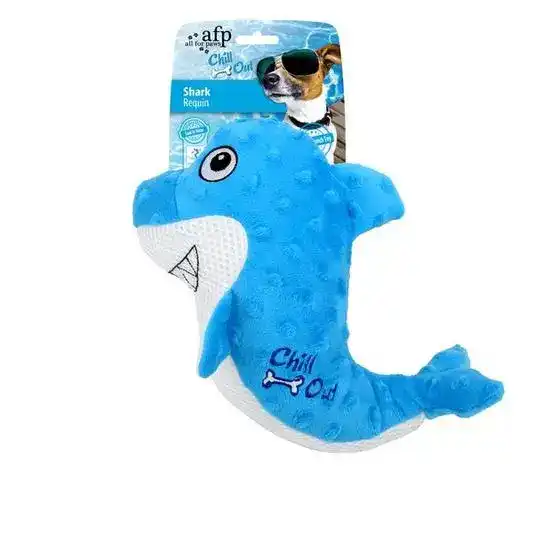 All For Paws Chill Out Shark Cooling Dog Toy 20535