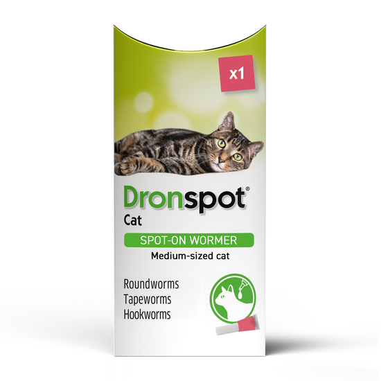 Dronspot Spot-On Wormer for Medium Cats (2.5kg-5kg) 10225