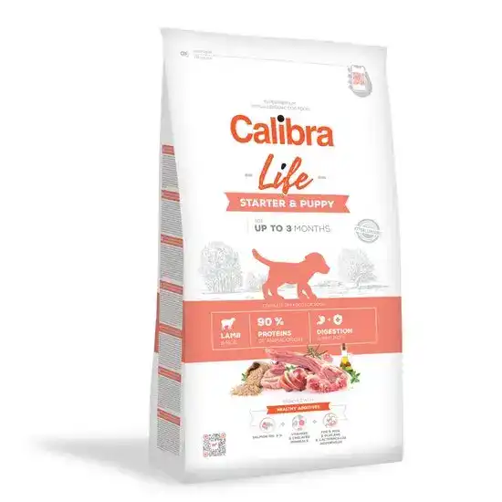 Calibra Dog Life Starter & Puppy Dry Dog Food with Lamb 15716