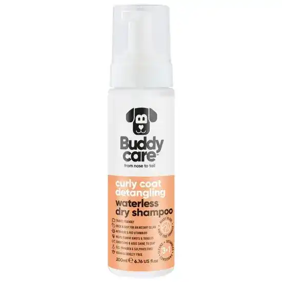 Buddycare Curly Coat Detangling Waterless Dry Dog Shampoo 20152