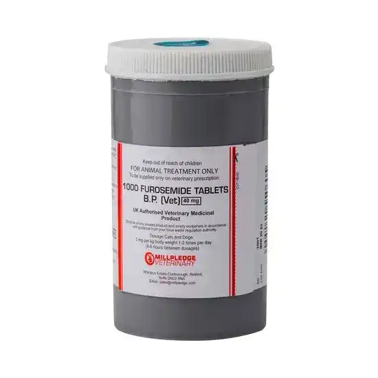 Furosemide (Frusemide) Tablets for Dogs and Cats 40mg 3025