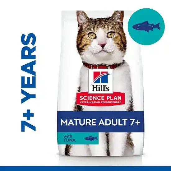 Hill's SCIENCE PLAN Mature Adult Dry Cat Food with Tuna 15921