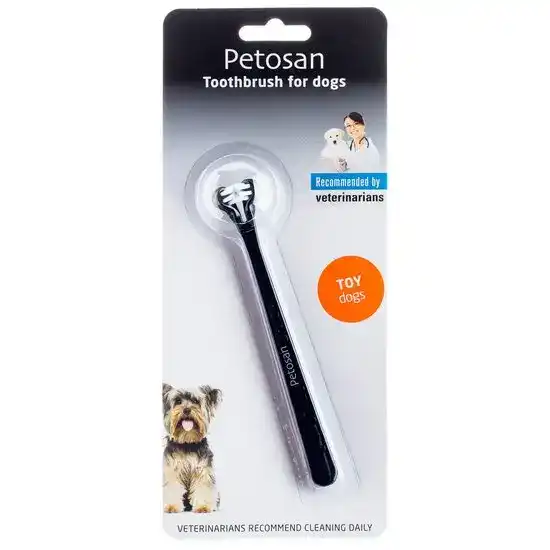 Petosan Double Headed Toothbrush for Toy Dogs 11586