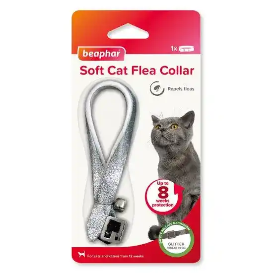 Beaphar Soft Glitter Flea Collar for Cats 18974