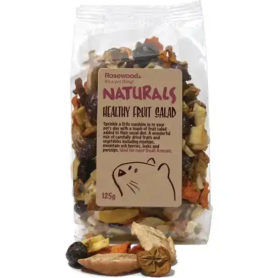 Rosewood Naturals Healthy Fruit Salad Mix for Small Animals 1 x 125g 16965