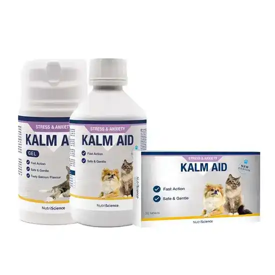NutriScience Kalm Aid Stress & Anxiety Supplement for Dogs & Cats 1491