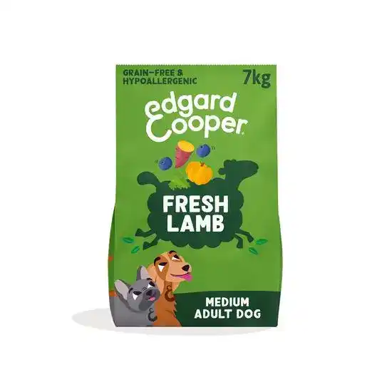 Edgard & Cooper Grain Free Medium Adult Dry Dog Food Lamb 21047