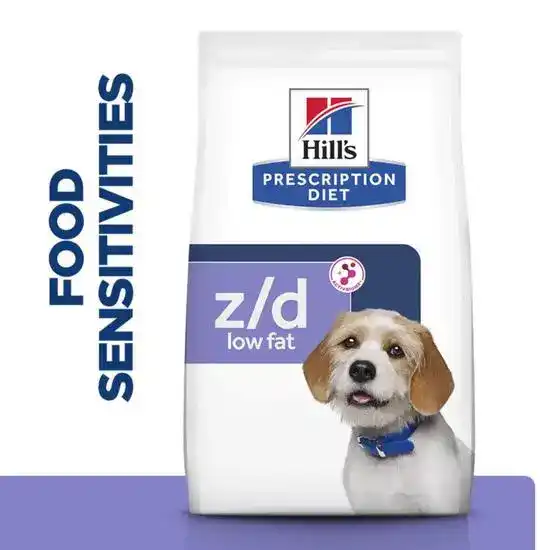 Hill's PRESCRIPTION DIET z/d Low Fat Hydrolysed Soy Recipe Food Sensitivities Dr 18779