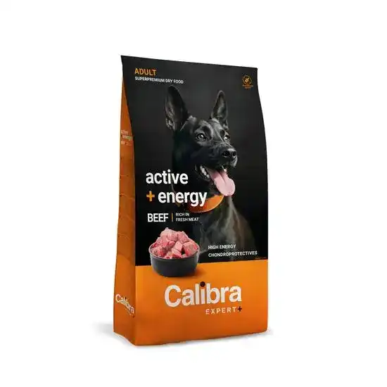Calibra EXPERT+ Active & Energy Adult Dry Dog Food Beef 21126