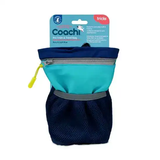 Coachi Dog Pro Train & Treat Bag Navy & Light Blue 19642