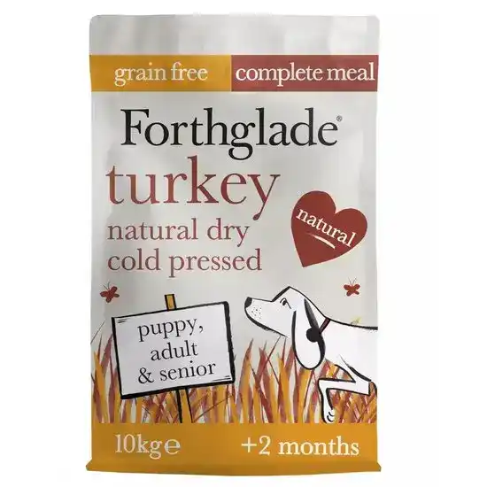 Forthglade Natural Cold Pressed Grain Free Complete Dry Dog Food Turkey 17568