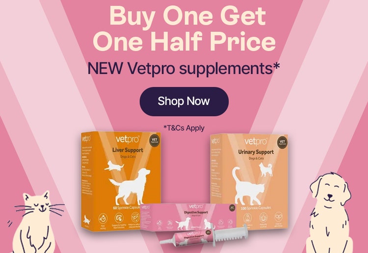 Buy One Get One Half Price - New Vetpro Supplements
