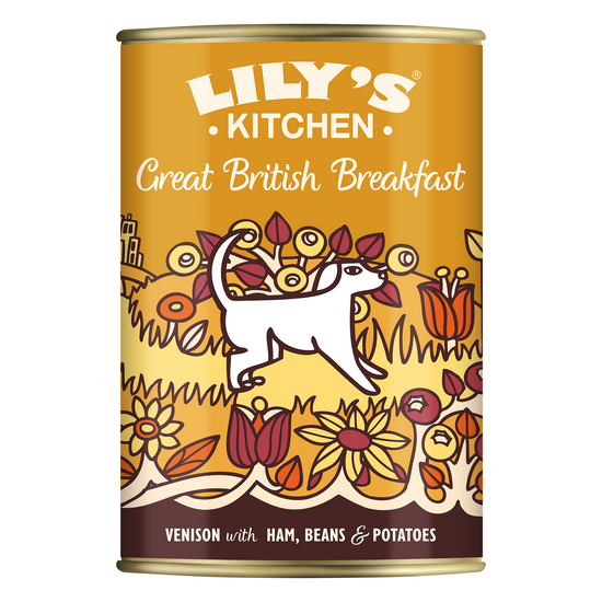 Lily's Kitchen Adult Great British Breakfast Wet Dog Food 6 x 400g Cans 17659