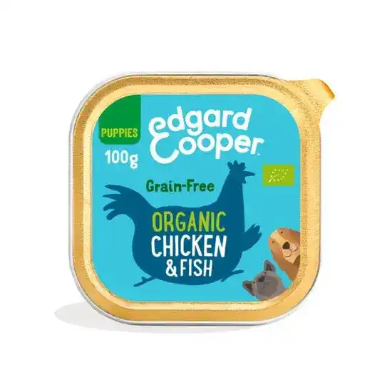 Edgard & Cooper Organic Puppy Wet Dog Food Chicken & Fish 21055