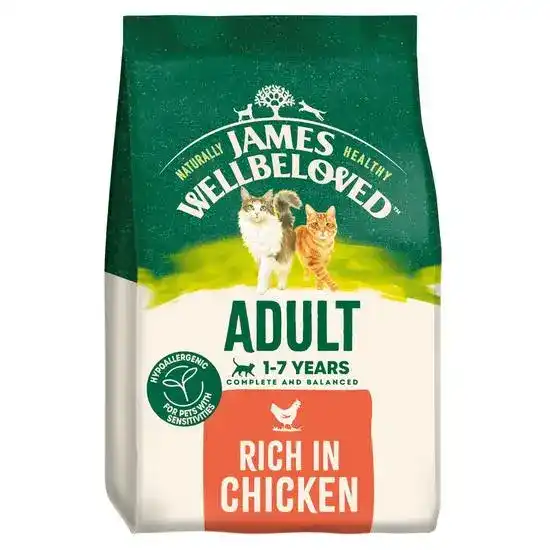 James Wellbeloved Adult Dry Cat Food Chicken 18595