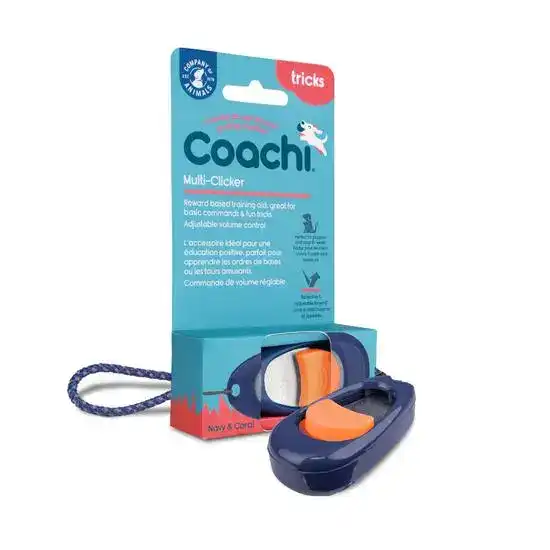 Coachi Multi-Clicker Dog Training Clicker Navy 19644