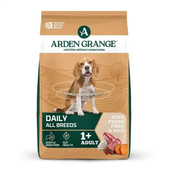 Arden Grange Adult Dry Dog Food Pork & Rice 16054