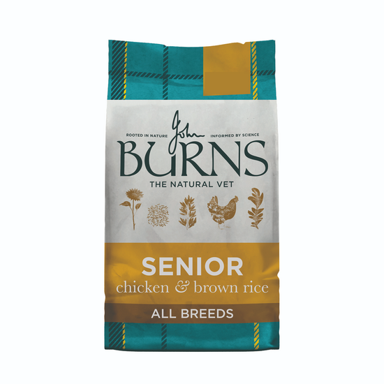 Burns Senior+ All Breeds Dry Dog Food with Chicken & Brown Rice 4665