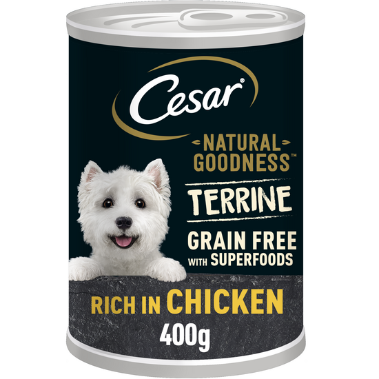 Cesar Natural Goodness Wet Dog Food Loaf with Chicken