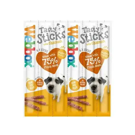 Webbox Tasty Sticks Chicken Small Dog Treats 21075