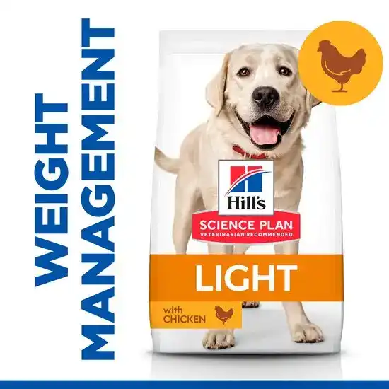 Hill's SCIENCE PLAN Large Breed Adult Light Dry Dog Food with Chicken 1233