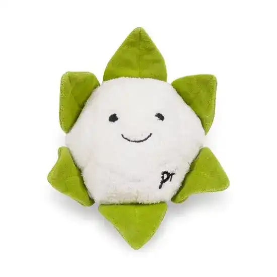 Petface Greenfingers Fluup Callie Cauliflower Plush Dog Toy 19589