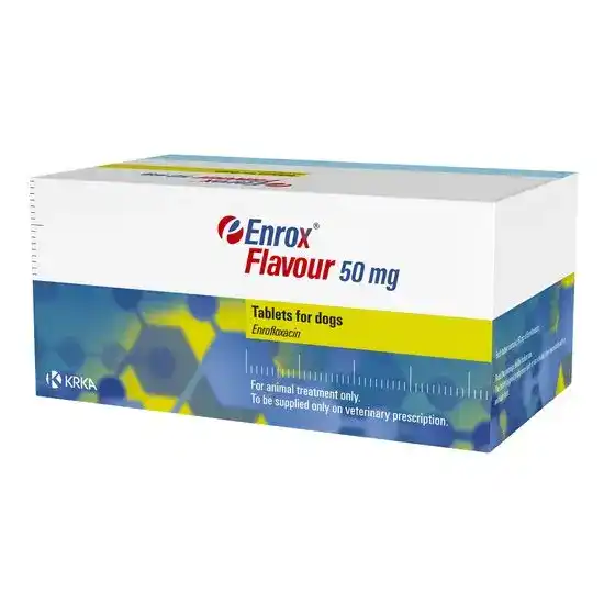 Enrox Flavour Tablets for Dogs 50mg 16528