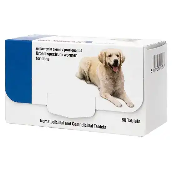Milbemax Tablets for Large Dogs 125mg (5kg-25kg) 2623