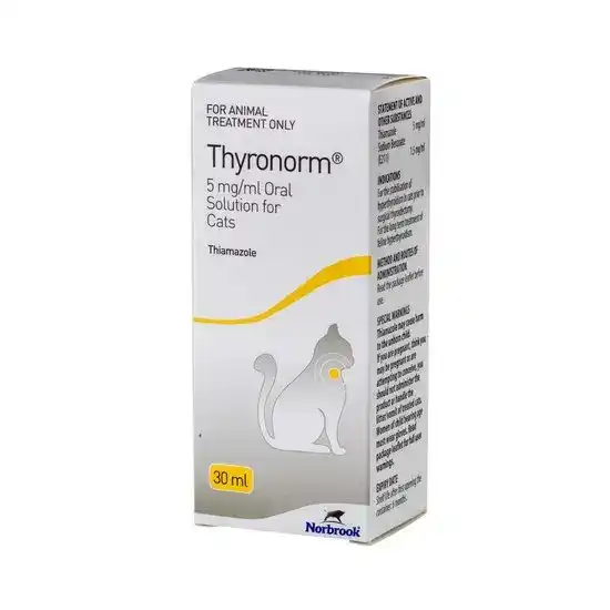 Thyronorm Oral Solution for Cats 5mg/ml 10158