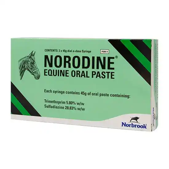 Norodine Equine Oral Paste for Horses 5.80w/w + 28.83 %w/w 988