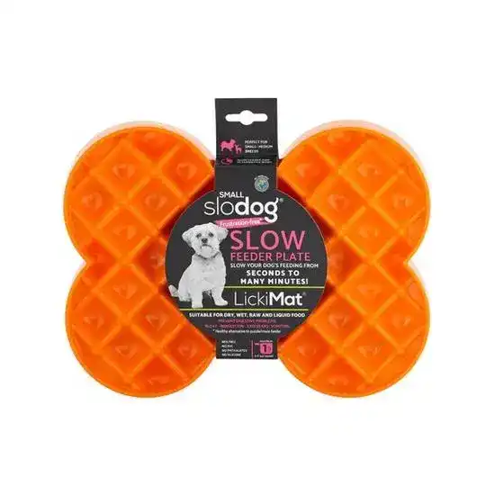 Lickimat Small Slodog Slow Feeder Plate for Dogs 19053