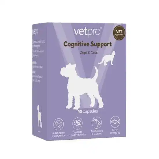 Vetpro Cognitive Support Supplement Capsules for Cats & Dogs 19281